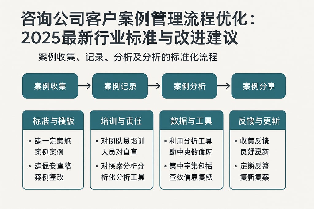 咨询公司客户案例管理流程优化：2025最新行业标准与改进建议