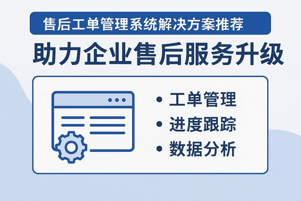 售后工单管理系统解决方案推荐，助力企业售后服务升级