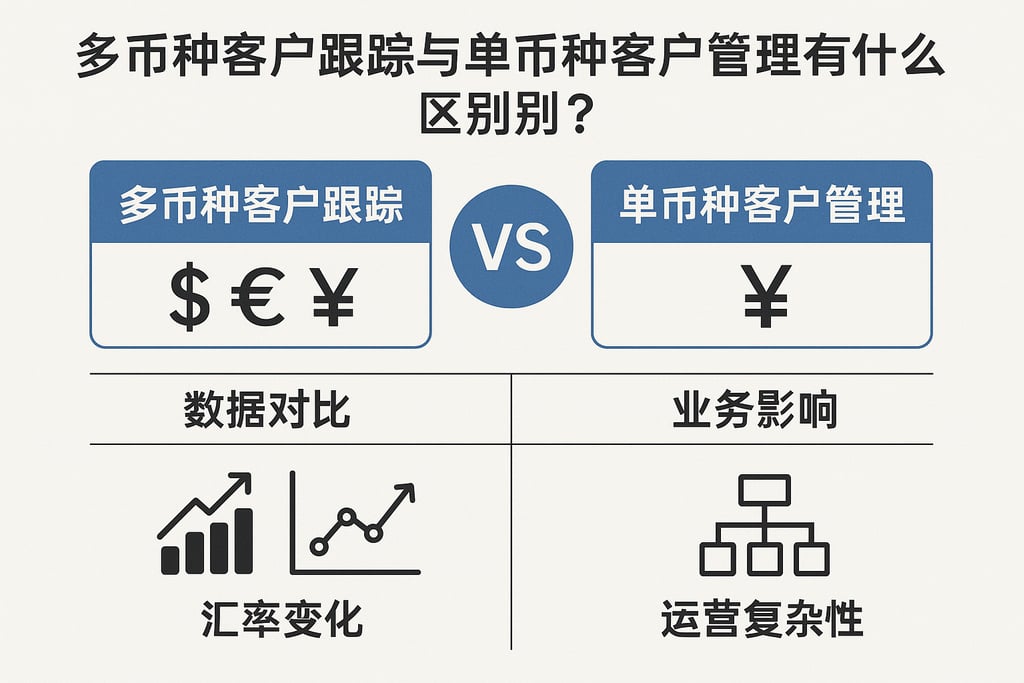 多币种客户跟踪与单币种客户管理有什么区别？数据对比与业务影响