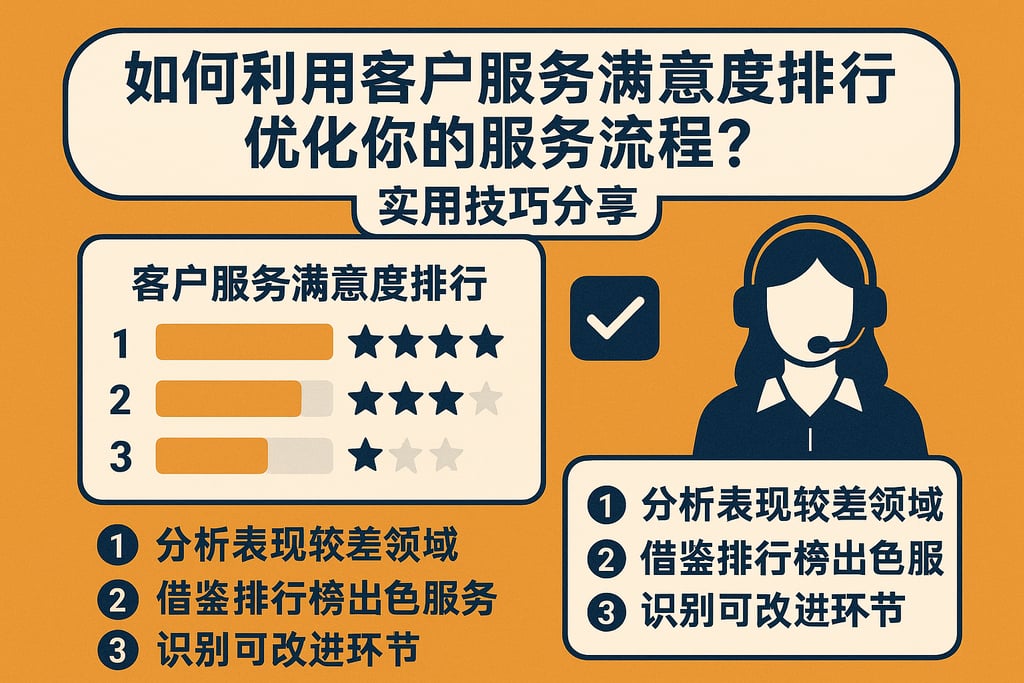 如何利用客户服务满意度排行榜优化你的服务流程？实用技巧分享