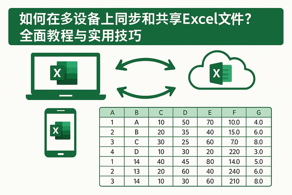 如何在多设备上同步和共享Excel文件？全面教程与实用技巧