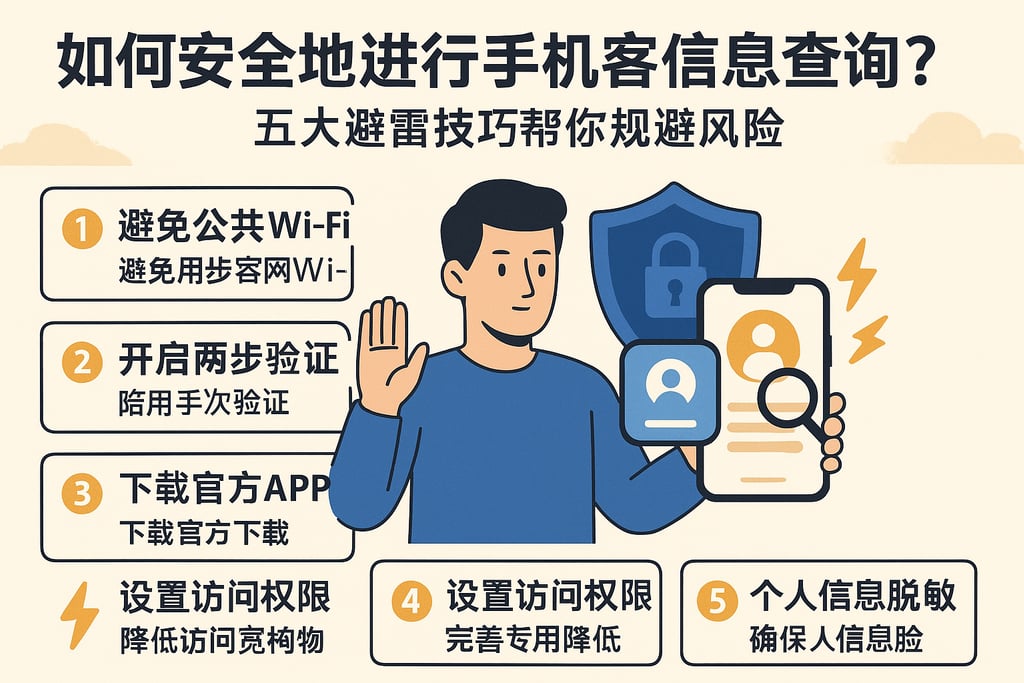 如何安全地进行手机客户信息查询？五大避雷技巧帮你规避风险