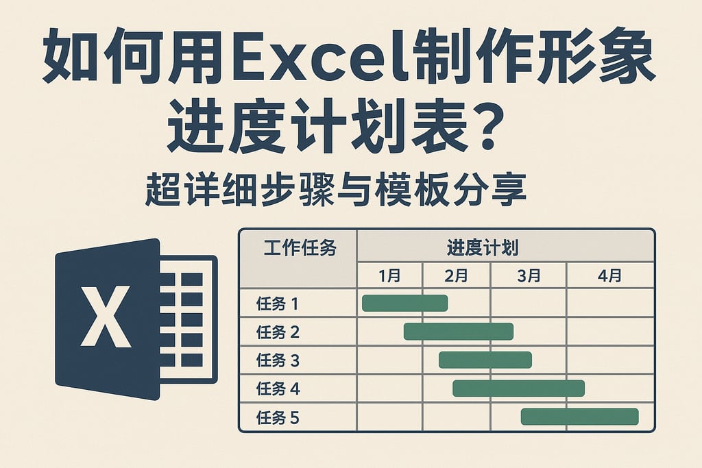 如何用Excel制作形象进度计划表？超详细步骤与模板分享