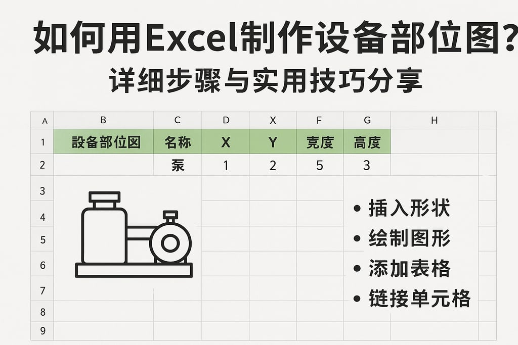 如何用Excel制作设备部位图？详细步骤与实用技巧分享