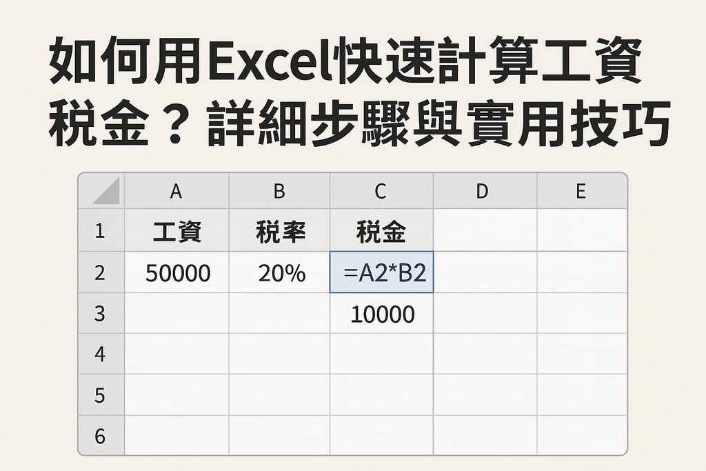 如何用Excel快速计算工资税金？详细步骤与实用技巧