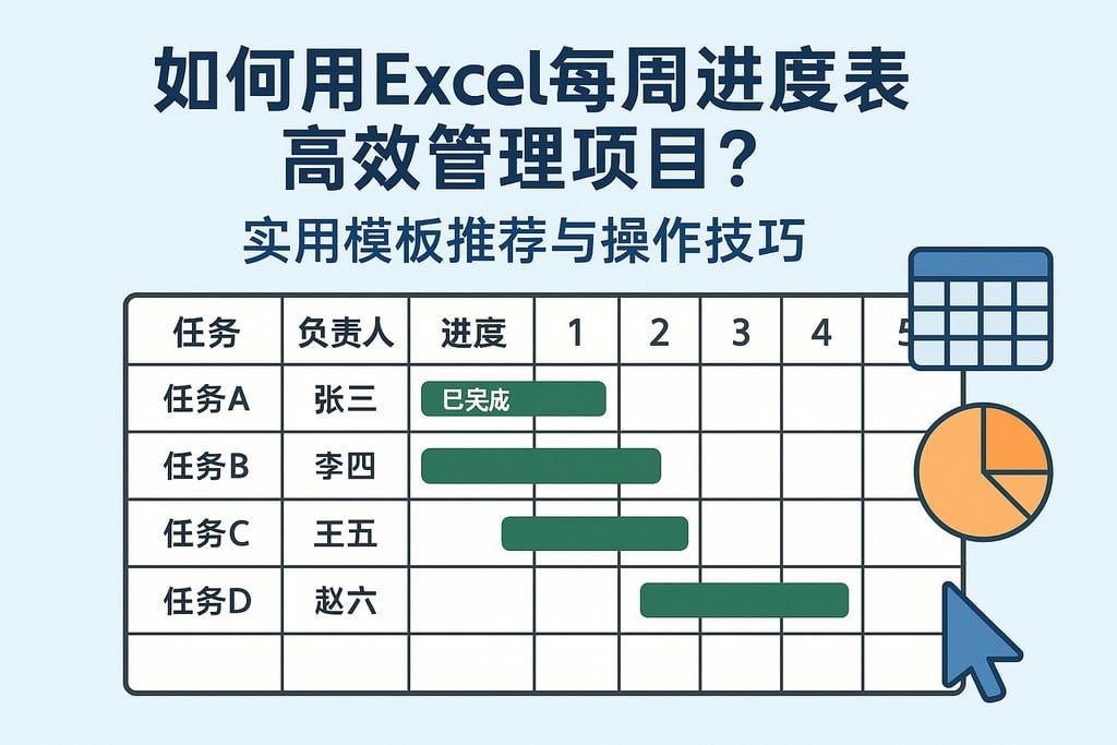 如何用Excel每周进度表高效管理项目？实用模板推荐与操作技巧