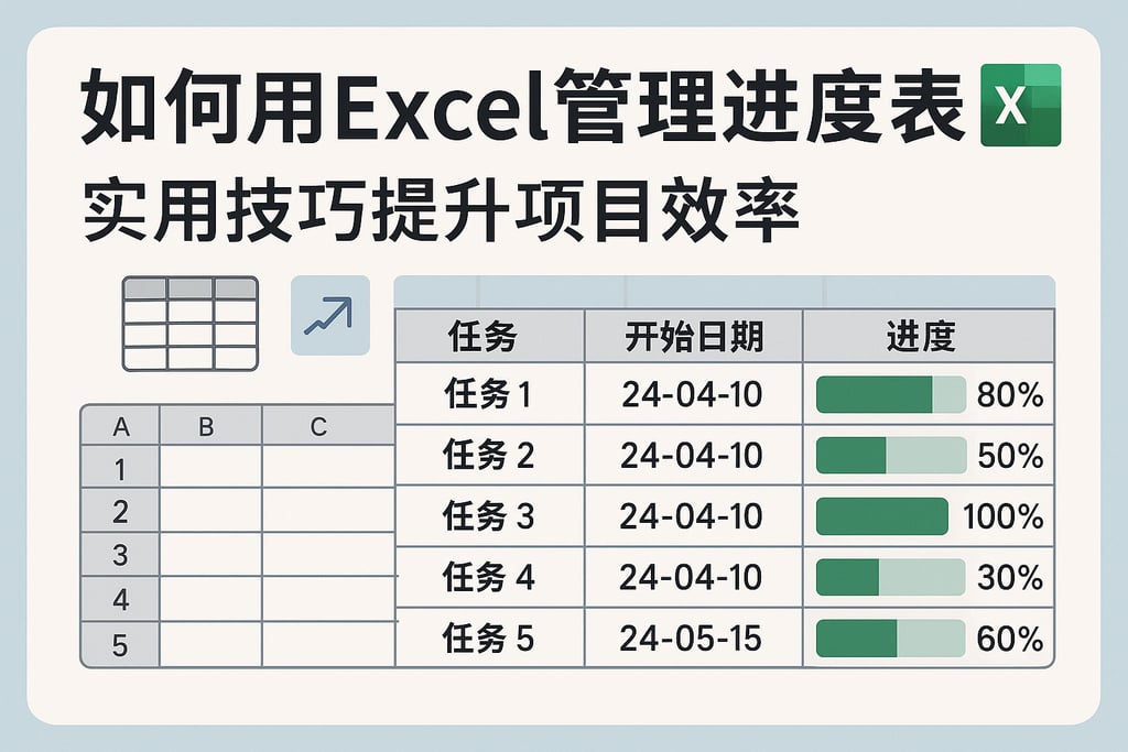 如何用Excel管理进度表？实用技巧提升项目效率