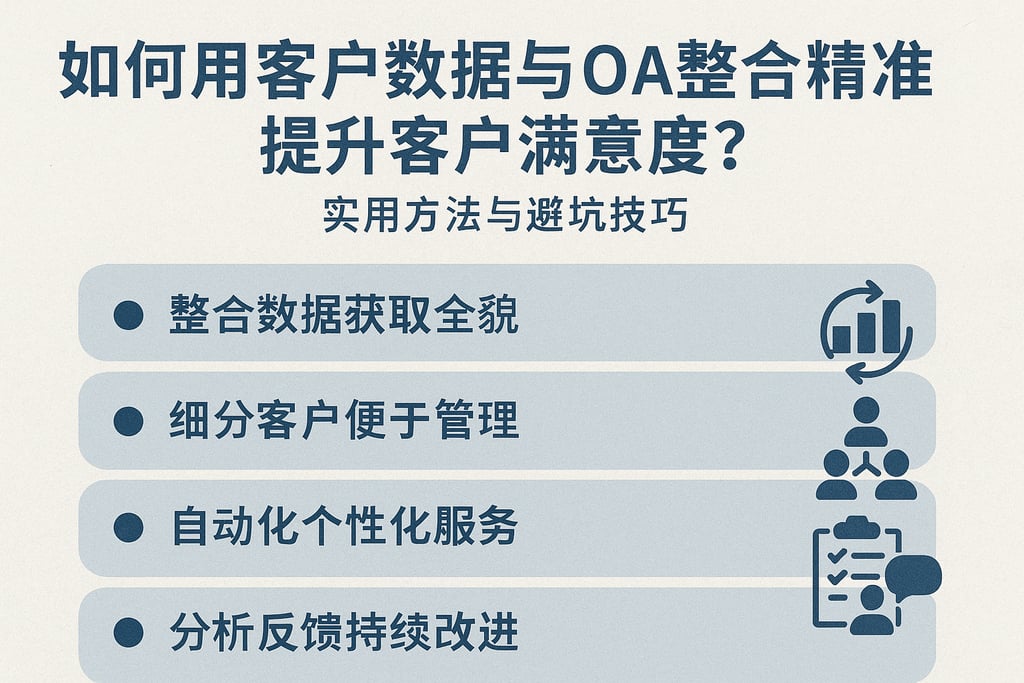 如何用客户数据与OA整合精准提升客户满意度？实用方法与避坑技巧