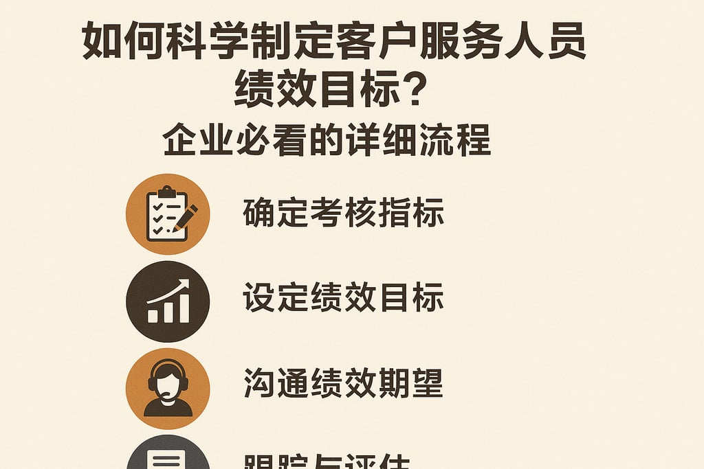 如何科学制定客户服务人员绩效目标？企业必看的详细流程