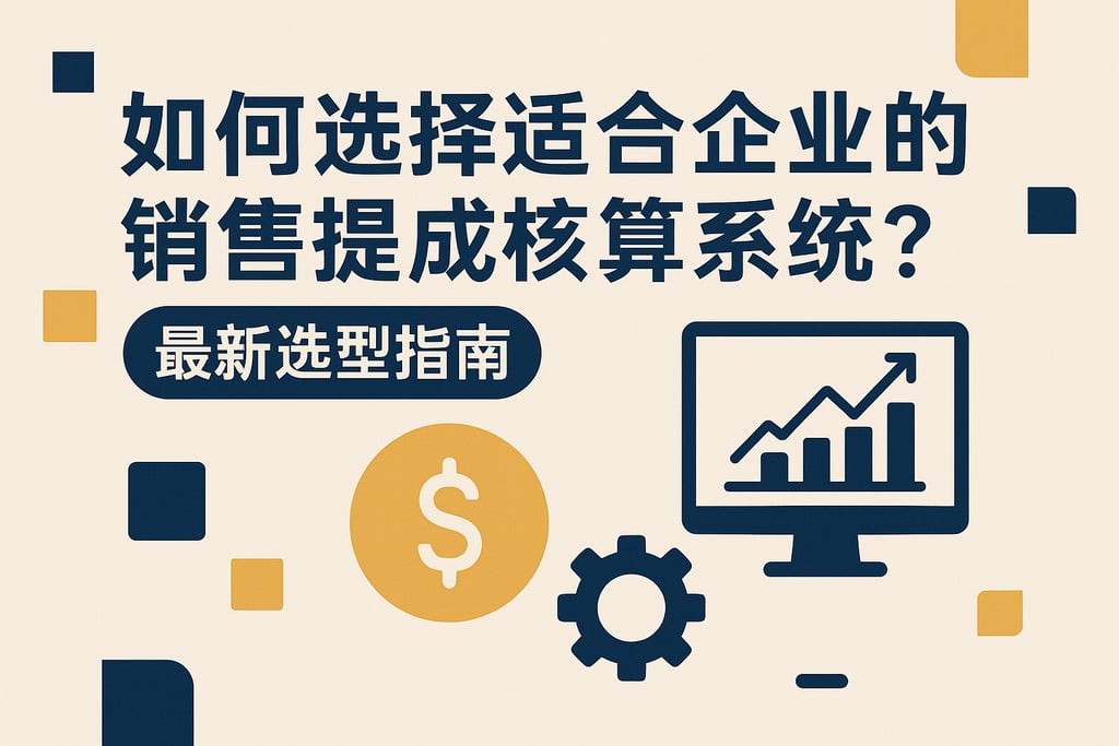 如何选择适合企业的销售提成核算系统？最新选型指南