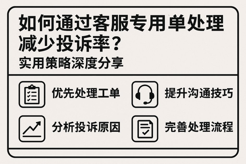 如何通过客服专员工单处理减少投诉率？实用策略深度分享