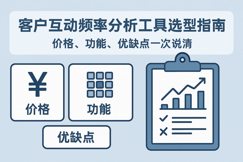 客户互动频率分析工具选型指南：价格、功能、优缺点一次说清