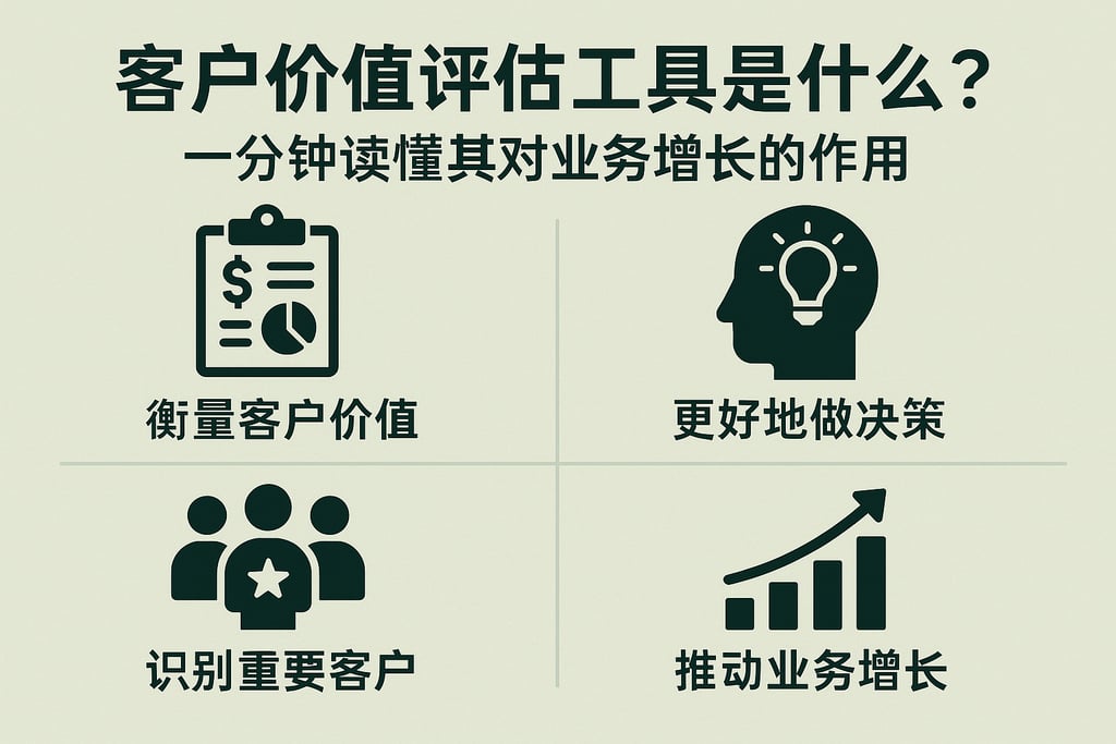 客户价值评估工具是什么？一分钟读懂其对业务增长的作用