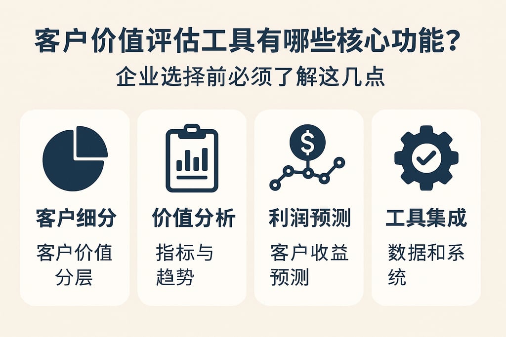 客户价值评估工具有哪些核心功能？企业选择前必须了解这几点