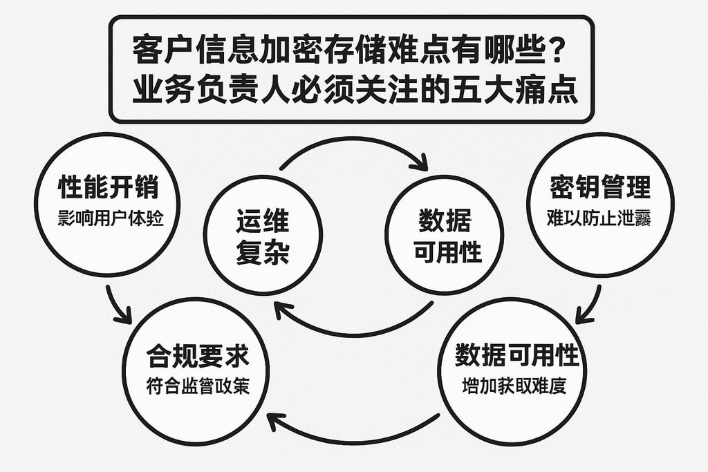 客户信息加密存储难点有哪些？业务负责人必须关注的五大痛点