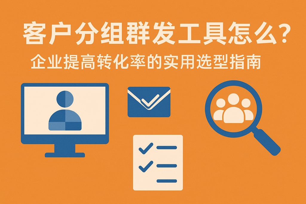 客户分组群发工具怎么选？企业提高转化率的实用选型指南