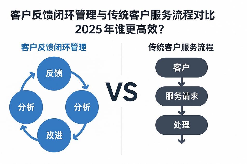 客户反馈闭环管理与传统客户服务流程对比，2025年谁更高效？