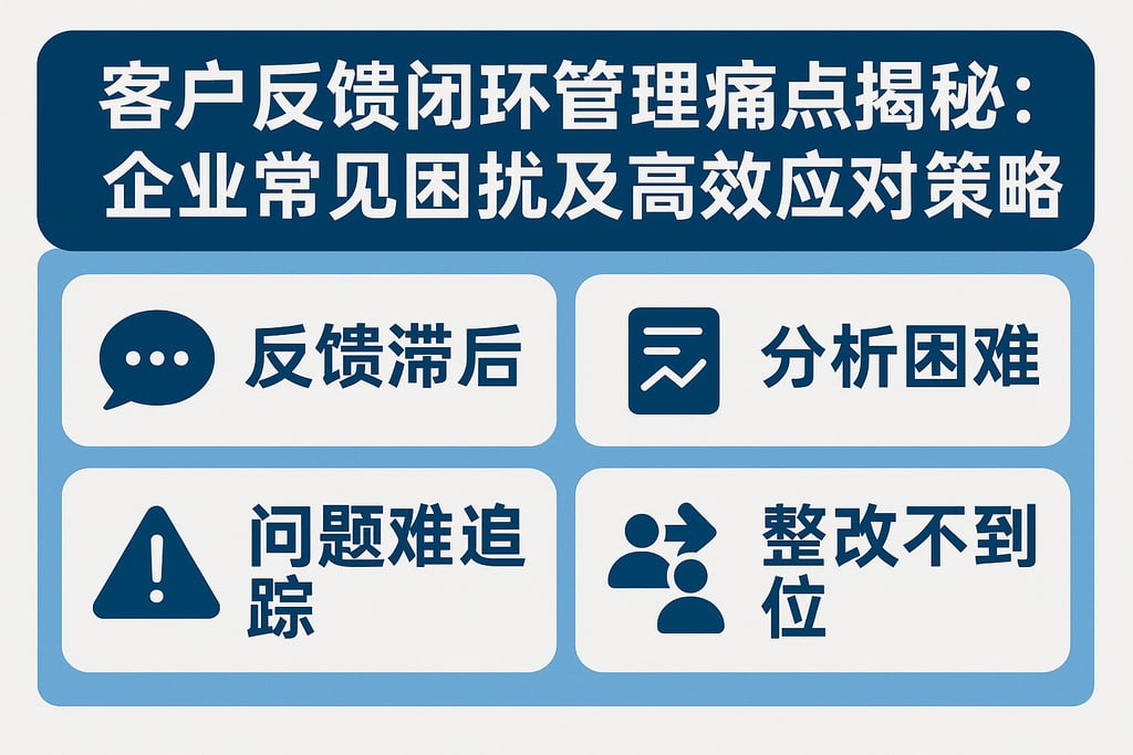 客户反馈闭环管理痛点揭秘：企业常见困扰及高效应对策略