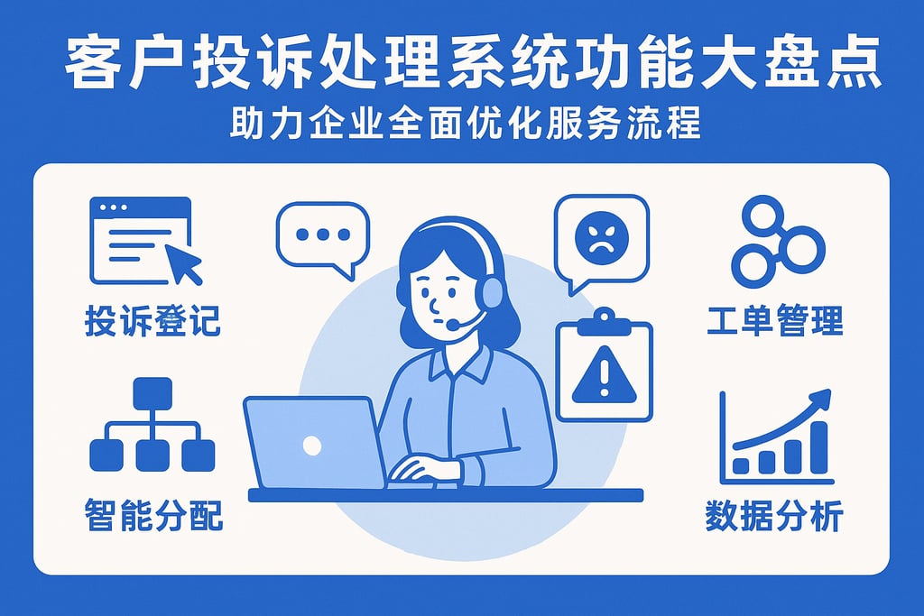 客户投诉处理系统功能大盘点，助力企业全面优化服务流程