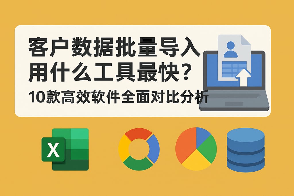 客户数据批量导入用什么工具最快？10款高效软件全面对比分析