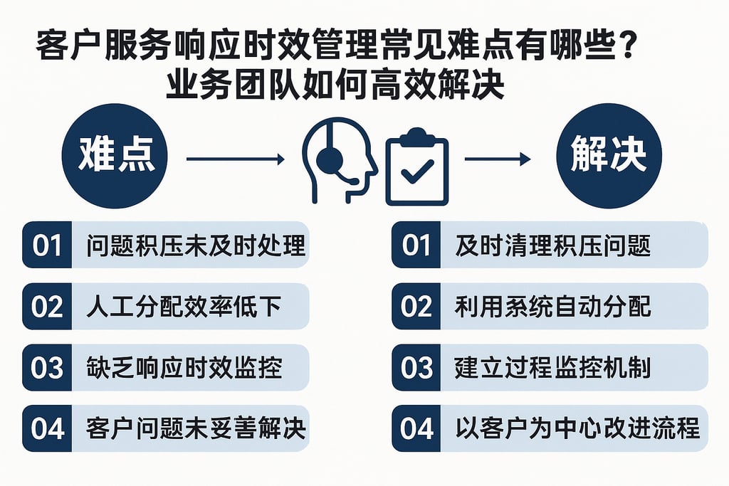 客户服务响应时效管理常见难点有哪些？业务团队如何高效解决