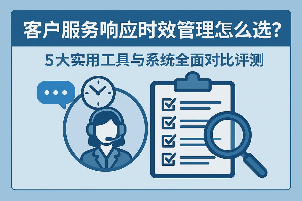 客户服务响应时效管理怎么选？5大实用工具与系统全面对比评测