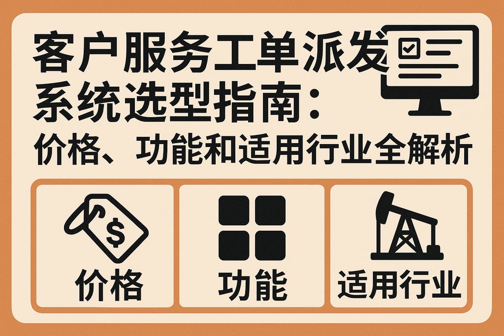 客户服务工单派发系统选型指南：价格、功能和适用行业全解析