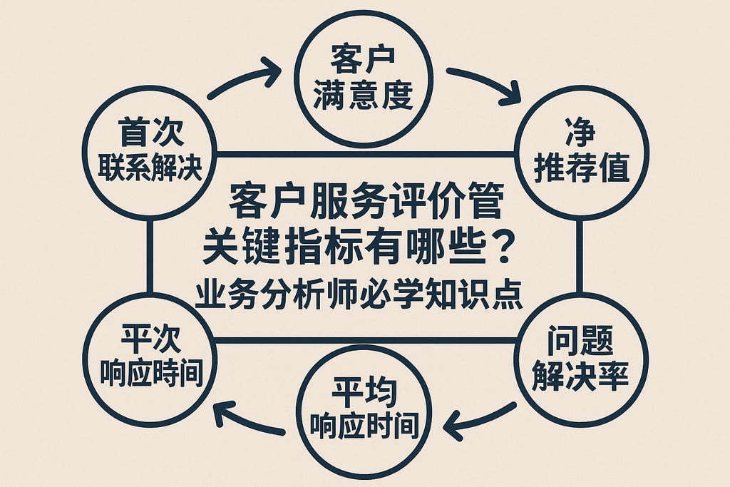 客户服务评价管理关键指标有哪些？业务分析师必学知识点
