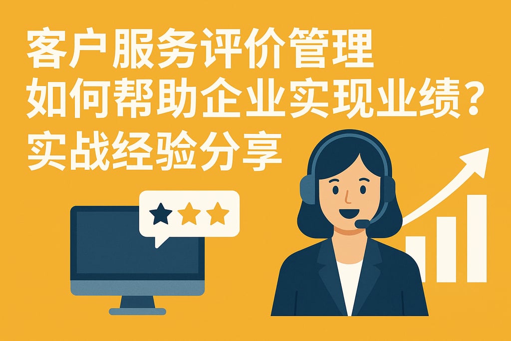 客户服务评价管理如何帮助企业实现业绩翻倍？实战经验分享