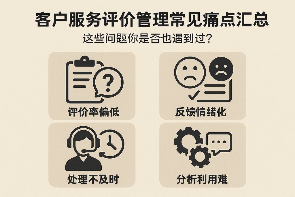 客户服务评价管理常见痛点汇总，这些问题你是否也遇到过？