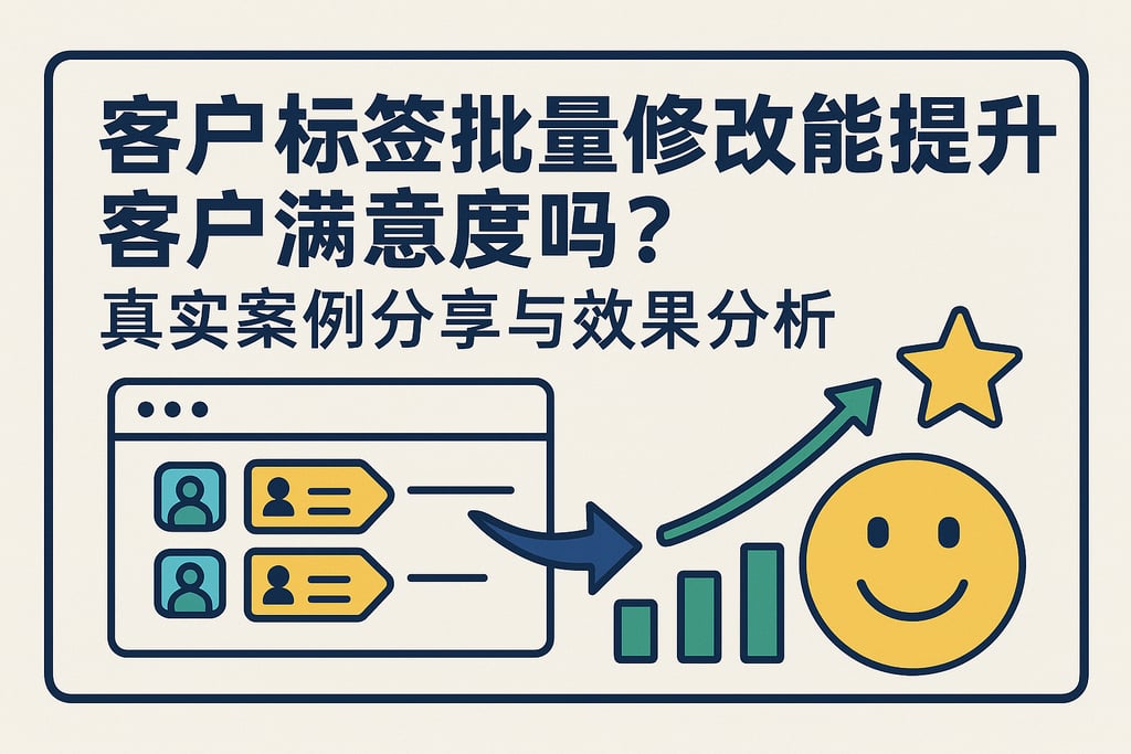 客户标签批量修改能提升客户满意度吗？真实案例分享与效果分析