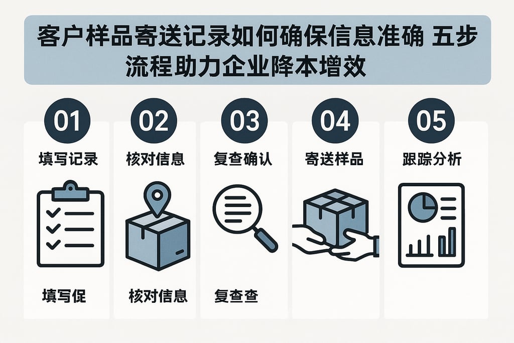 客户样品寄送记录如何确保信息准确，五步流程助力企业降本增效