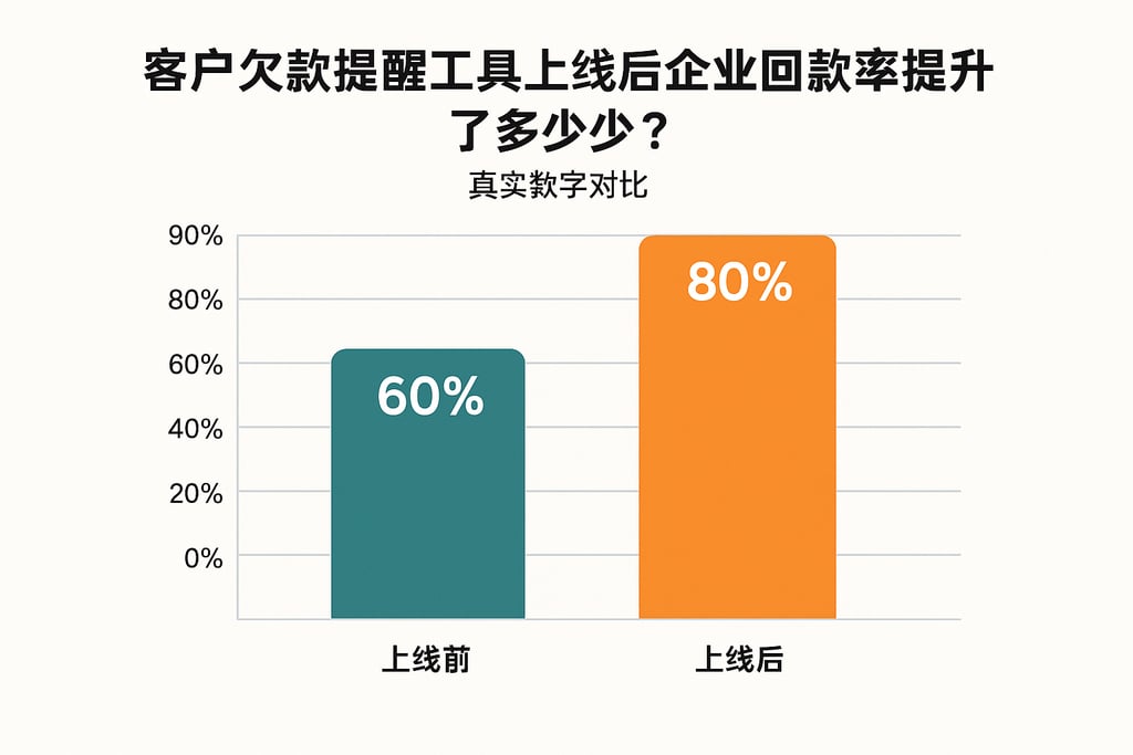 客户欠款提醒工具上线后企业回款率提升了多少？真实数字对比