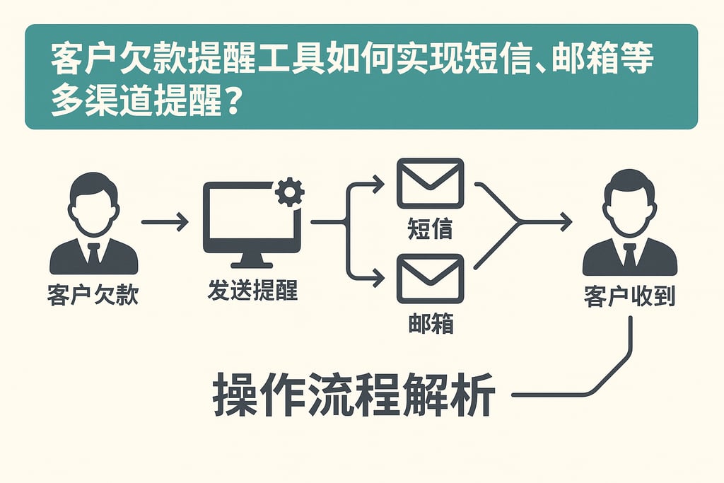 客户欠款提醒工具如何实现短信、邮箱等多渠道提醒？操作流程解析