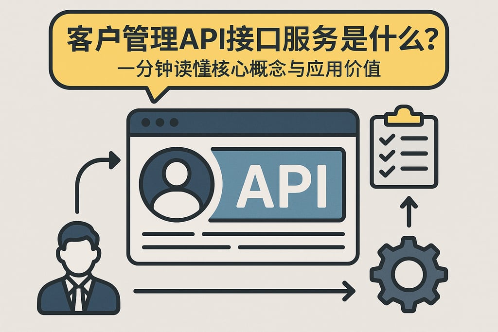 客户管理API接口服务是什么？一分钟读懂核心概念与应用价值