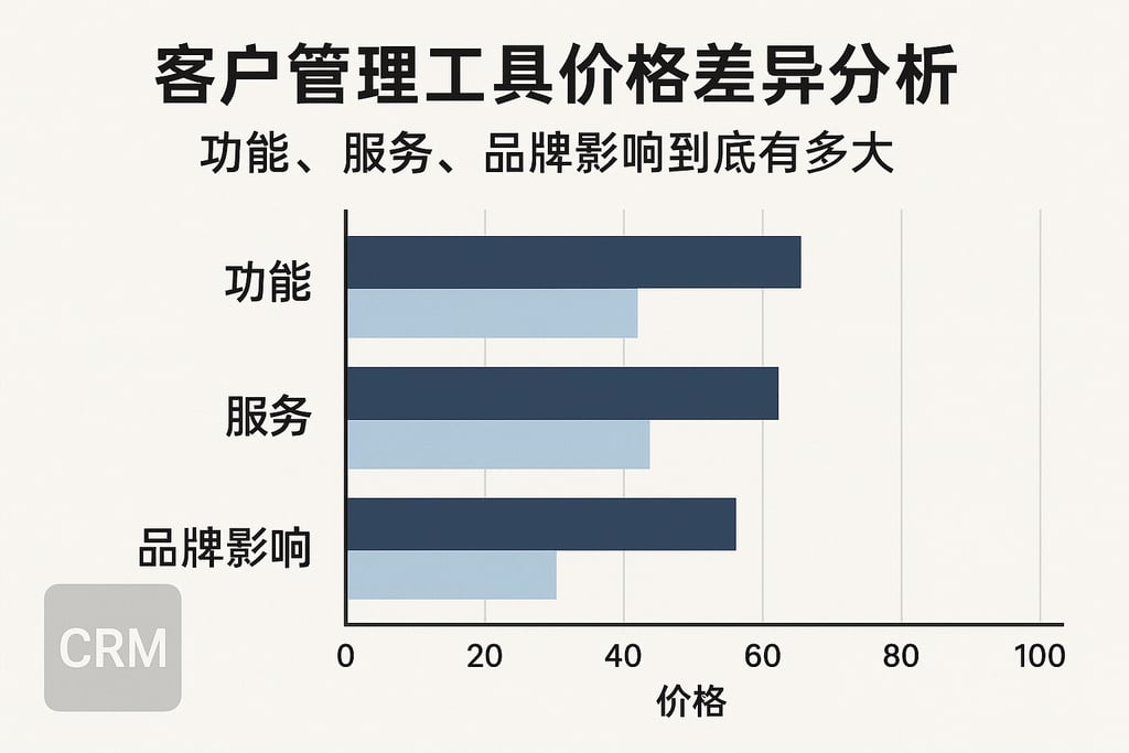 客户管理工具价格差异分析：功能、服务、品牌影响到底有多大