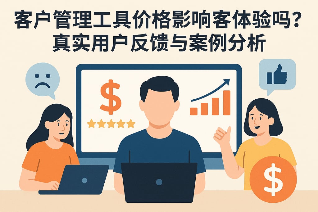客户管理工具价格影响客户体验吗？真实用户反馈与案例分析