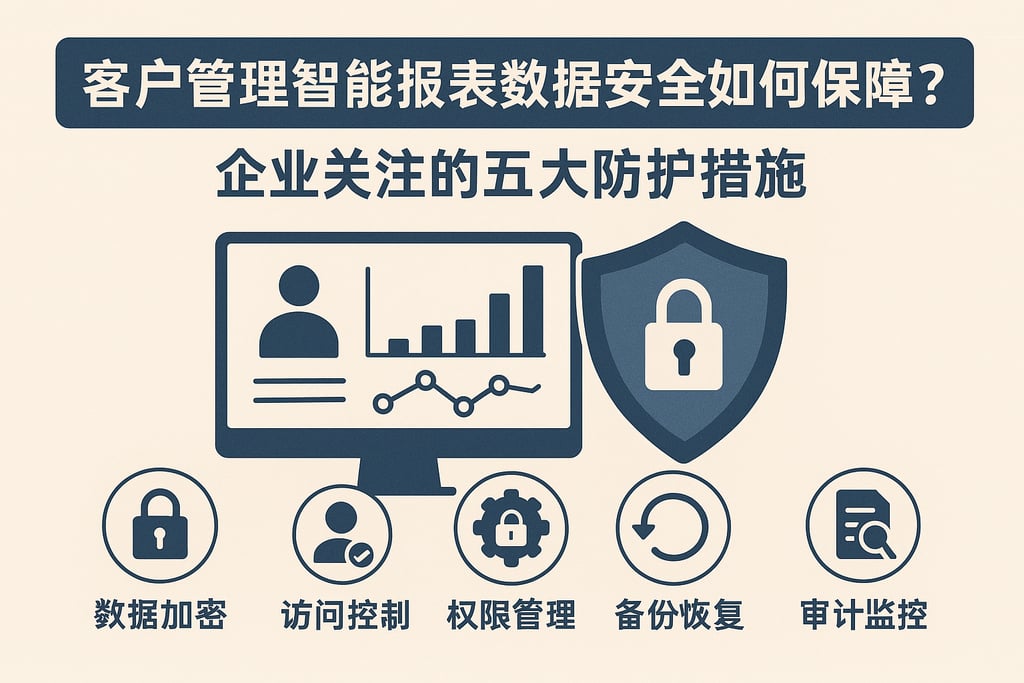 客户管理智能报表数据安全如何保障？企业关注的五大防护措施