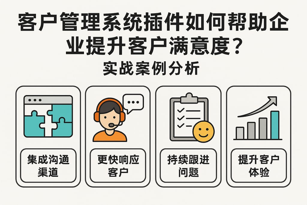 客户管理系统插件如何帮助企业提升客户满意度？实战案例分析