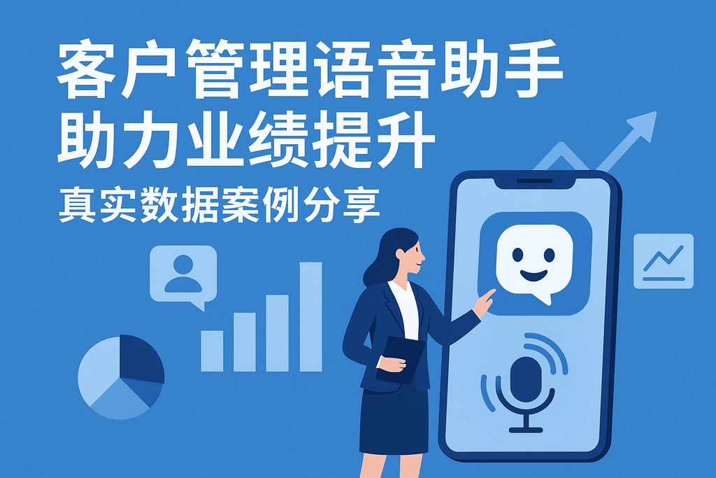 客户管理语音助手助力业绩提升，真实数据案例分享