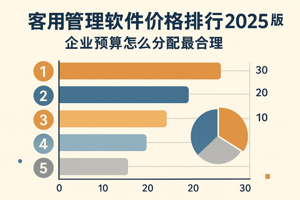 客户管理软件价格排行榜2025最新版，企业预算怎么分配最合理