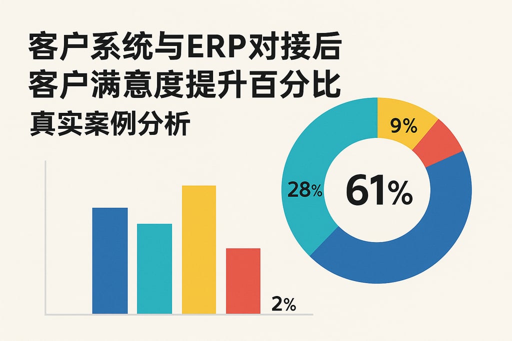 客户系统与ERP对接后客户满意度提升百分比，真实案例分析