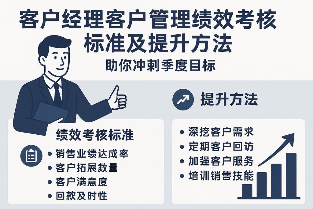 客户经理客户管理绩效考核标准及提升方法，助你冲刺季度目标