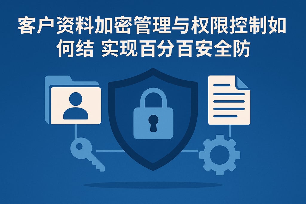 客户资料加密管理与权限控制如何结合，实现百分百安全防护