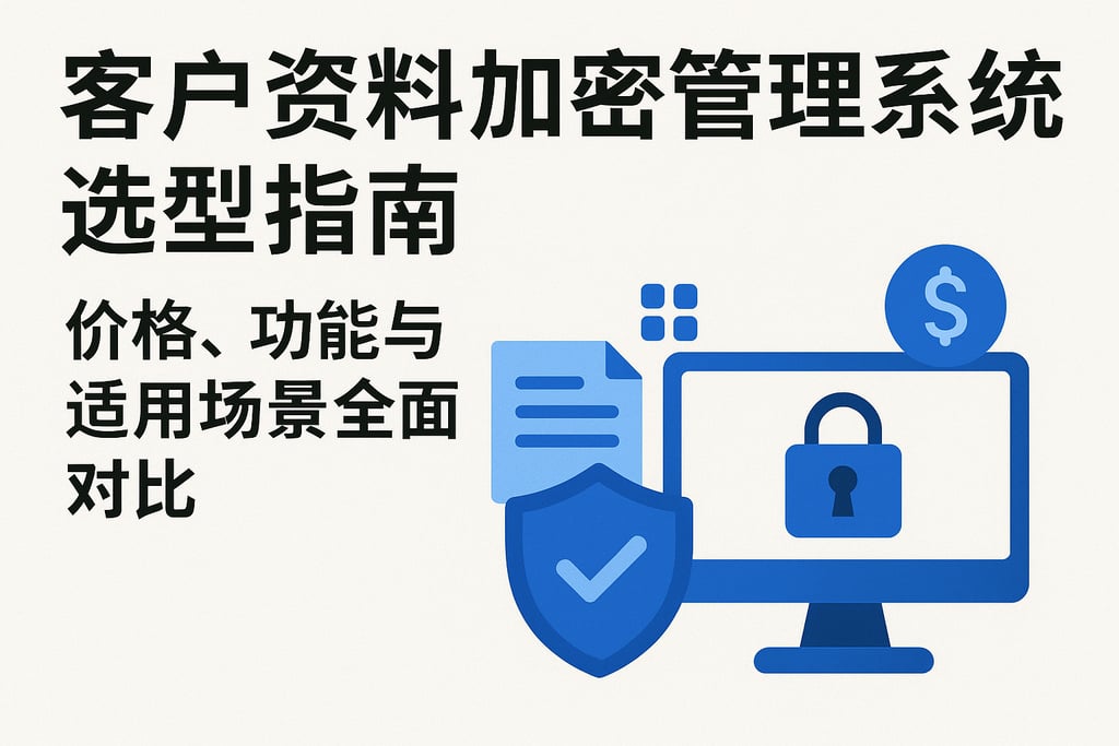 客户资料加密管理系统选型指南：价格、功能与适用场景全面对比