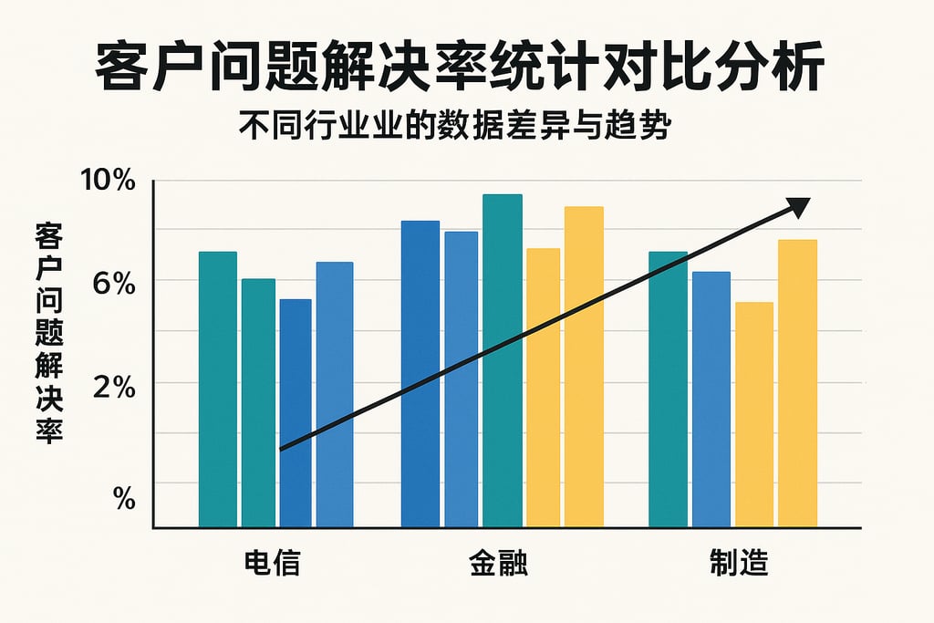 客户问题解决率统计对比分析：不同行业的数据差异与趋势