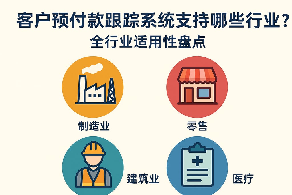 客户预付款跟踪系统支持哪些行业？全行业适用性盘点