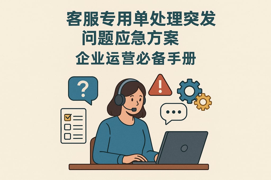 客服专员工单处理突发问题应急方案，企业运营必备手册