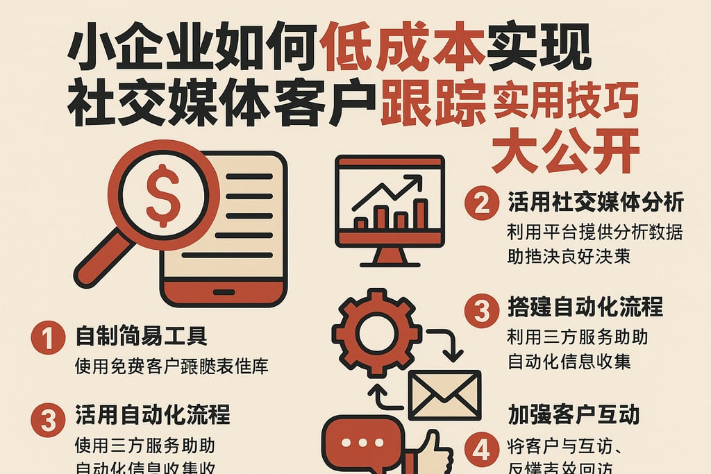 小企业如何低成本实现社交媒体客户跟踪？实用技巧大公开