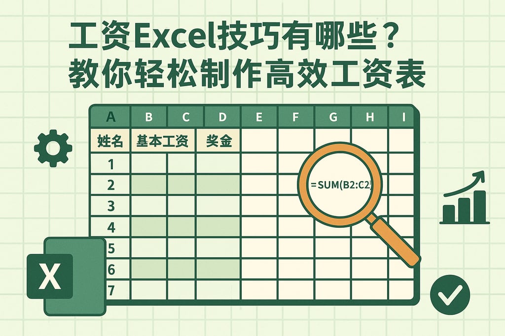 工资excel技巧有哪些？教你轻松制作高效工资表